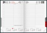 2026 Rido Buchkalender ROMA 1 A5 dunkelblau
