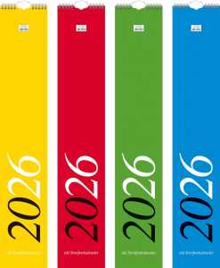 2026 Rido Streifenkalender 120×660 mm