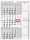 2026 Rido 3-Monatskalender grau 300×390 mm