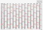 2026 Rido Plakatkalender Office I 980×685 mm