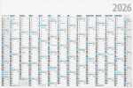 2026 Rido Plakatkalender 1020×680 mm