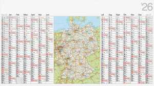 2026 Rido Plakatkalender 1140×640 mm