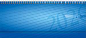 2026 Rido Querterminbuch septant 305×105 mm blau