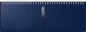 2026 Rido Querterminbuch septant 305×105 mm dunkelblau