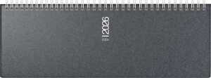 2026 Rido Querterminbuch septant 305×105 mm grau