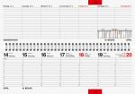 2026 Rido Querterminbuch septant 305×105 mm grau
