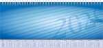 2026 Rido Querterminbuch Sequenz 297×105 mm blau