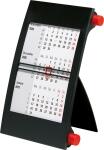 2026 Rido 3-Monats-Tischkalender 90×120 mm rot/sw