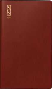 2026 Rido Taschenkalender TM 12 A6 bordeaux