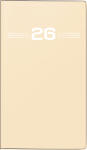 2026 Rido Taschenkalender Miniplaner d 15 A6 sand