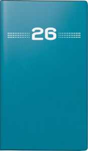 2026 Rido Taschenkalender Miniplaner d 15 A6 petrol