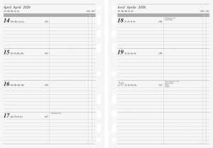 2026 Rido Wochenkalendarium Timeplaner Work A5 sw