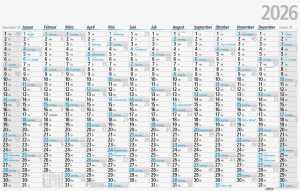 2026 Glocken Plakatkalender A0