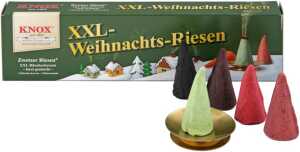 KNOX Räucherkerzen XXL-Weihnachts-Riesen inkl Schale 5 Stück