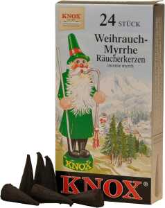 KNOX Räucherkerzen Weihrauch-Myrrhe 24 Stück