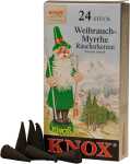 KNOX Räucherkerzen Weihrauch-Myrrhe 24 Stück