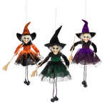 Boland Hängedekoration Little Witch 60cm 3fach sortiert