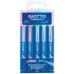 GIOTTO Doppel-Fasermaler Turbo Pro Pastel 5 Stück