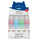 STYLEX Klebestift farbige Paste 15g 3fach sortiert