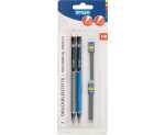 STYLEX Bleistift mit Radiergummi 2fach sortiert