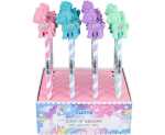 STYLEX Bleistift mit Radiergummi Einhorn 4fach sortiert