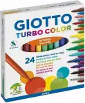 GIOTTO Filzstifte Turbo Color 2,8mm 24 Stück Kartonetui