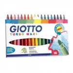 GIOTTO Filzstifte Turbo Maxi 5mm 18 Stück Kartonetui
