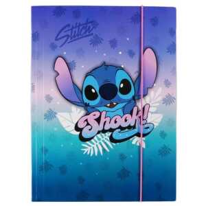 CoolPack Sammelmappe Disney Stitch mit Gummizug blau DIN A4