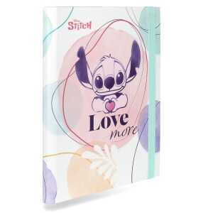 CoolPack Heftbox Disney Stitch Love more mit Gummizug DIN A4