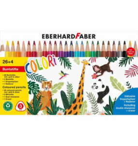 Buntstifte Colori 26+4 dreiflächig 26 Farben 3mm