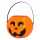 Boland Deko LED Eimer Kürbis orange