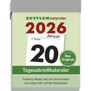 2026 Zettler Tagesabreißkalender M