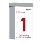 2026 Zettler Tagesabreißkalender L