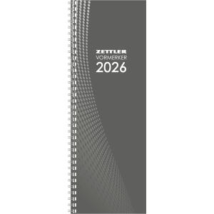 2026 Zettler Vormerkbuch 1W/1S Karton gtau 64 S.