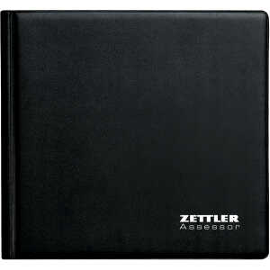 2026 Zettler Wochenbuch 1W/2S „ASSESSOR“ in Mappe mit Notizblock