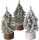 BOLTZE Deko-Weihnachtsbaum Senja Tanne 19cm 3fach sortiert