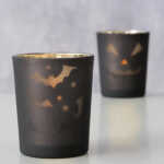 BOLTZE Teelichthalter Halloweeny schwarz 6,7cm 2fach...