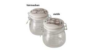 BOLTZE Vorratsglas Frosty transparent 450ml 2fach sortiert
