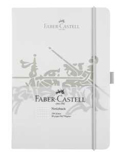 FABER-CASTELL Notizbuch kariert 80g/m² 194 Seiten grau