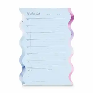 Idena Notizblock Wochenplaner undatiert 52 Blatt 100g/m² 14x20cm