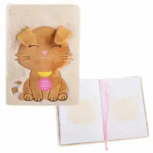Idena Notizbuch Fluffy Katze liniert 80 Blatt 80g/m² DIN A5