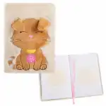 Idena Notizbuch Fluffy Katze liniert 80 Blatt 80g/m²...