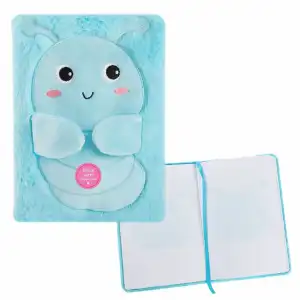 Idena Notizbuch Fluffy Raupe liniert 80 Blatt 80g/m² DIN A5