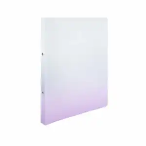 Idena Ringbuch PP Color Edition 2 Ringe 25mm weiß/lila DIN A4