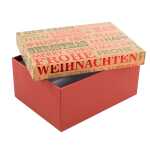 Geschenkbox Schriftzüge Frohe Weihnachten / Happy...