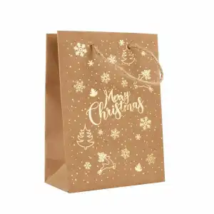 Idena Geschenktasche Merry Christmas 11x16x6cm