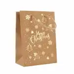 Idena Geschenktasche Merry Christmas 11x16x6cm