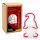 Idena LED Neonfigur Weihnachtsmann rot 21x8x34,5cm mit Netzteil