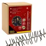 Idena LED Cluster Lichterkette warmweiß 23m 1152er...
