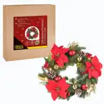 Weihnachtskranz 15 LED 6h Timer Ø40cm...